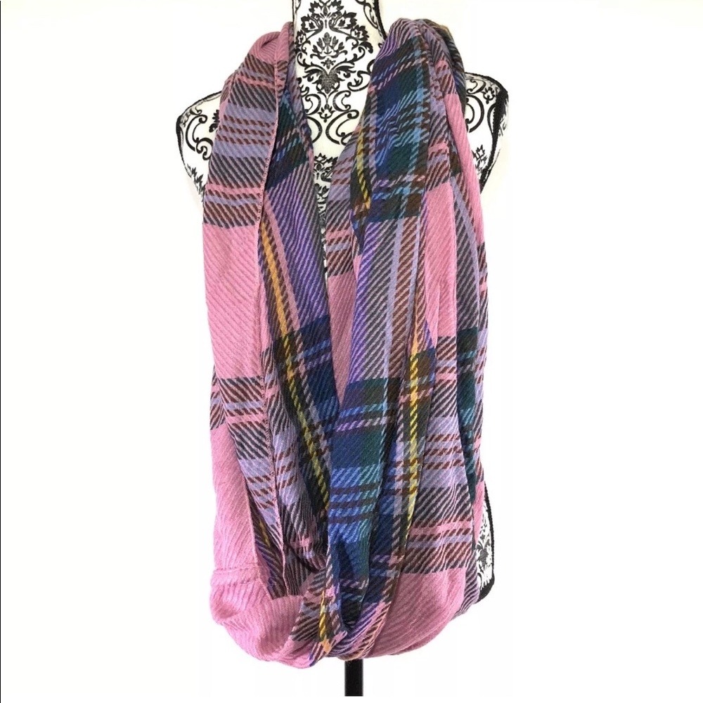 🆕Mix No. 6 Shawl Infinity Scarf Multi Color Plaid